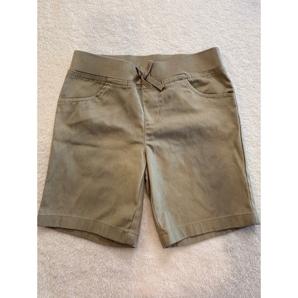 French Toast Kids Khaki School Uniform Pull On‎ Shorts Tan Size 10